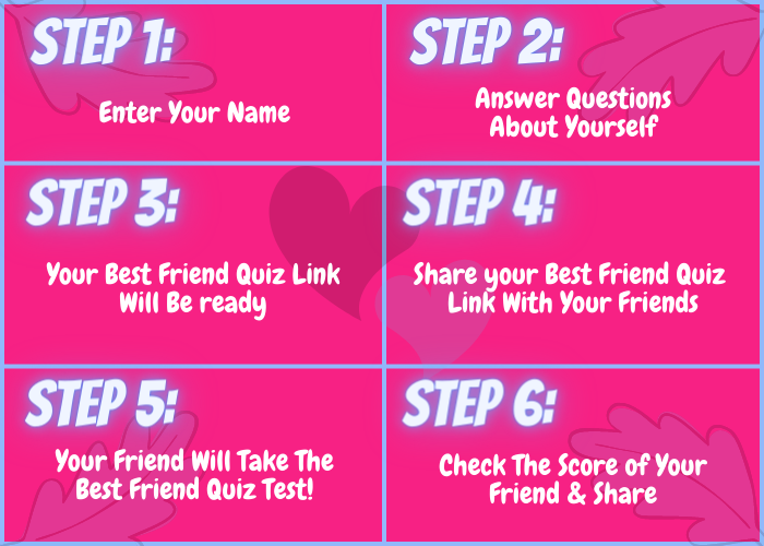 how to make friendship quiz